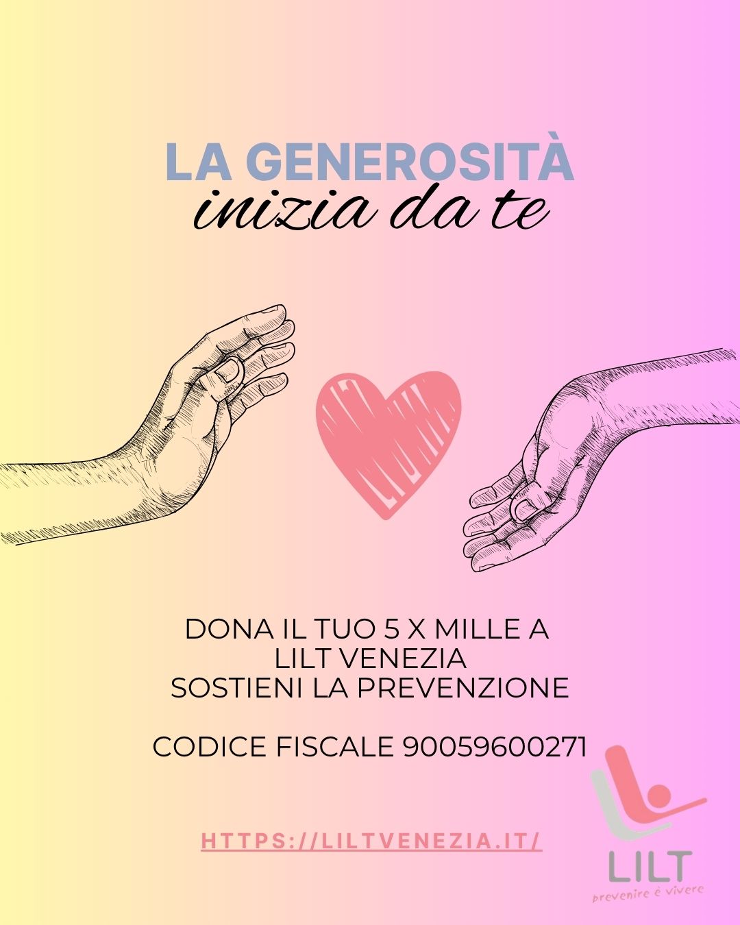 Blue and Gray Illustrated Charity Instagram Post